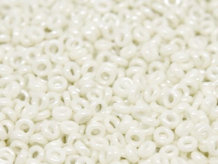 Spacer Beads 2.2x1 mm, Opaque Limestone Luster, Miyuki Japanese Beads