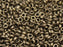 Spacer Beads 2.2x1 mm, Matted Metallic Dark Bronze, Miyuki Japanese Beads
