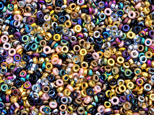 Spacer Beads 2.2x1 mm, Mix, Miyuki Japanese Beads