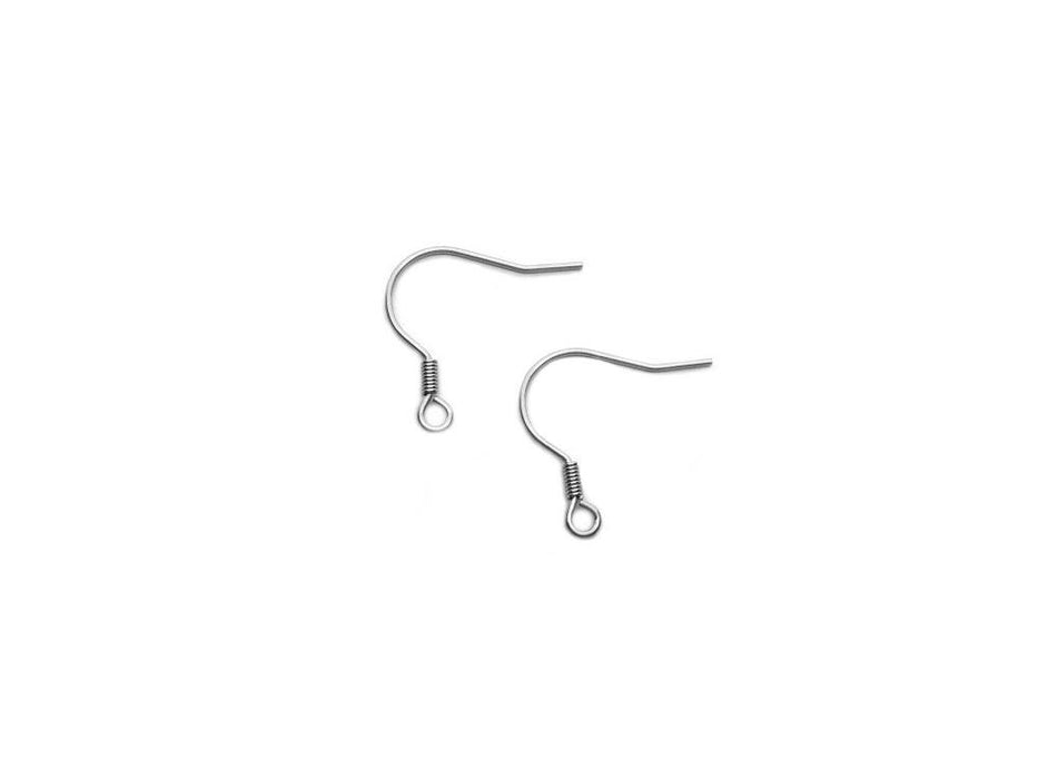 Wire Hook with Spring 17x10 mm, Surgical Stainless Steel, Czech Republic