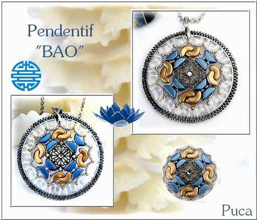 50 pcs Tinos® Par Puca® 2-hole Beads, 10x4mm, Opaque Blue Turquoise, Czech Glass