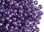 50 pcs Pony Pressed Beads, 2mm Hole, 5.5mm, Semi Apollo Violet, Czech Glass