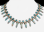 Elsa - DIY Beading Kit For Jewelry Making (Necklace&Earrings), Blue Zebra Vitrail Gold, Czech Glass Beads