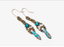Elsa - DIY Beading Kit For Jewelry Making (Necklace&Earrings), Blue Zebra Vitrail Gold, Czech Glass Beads