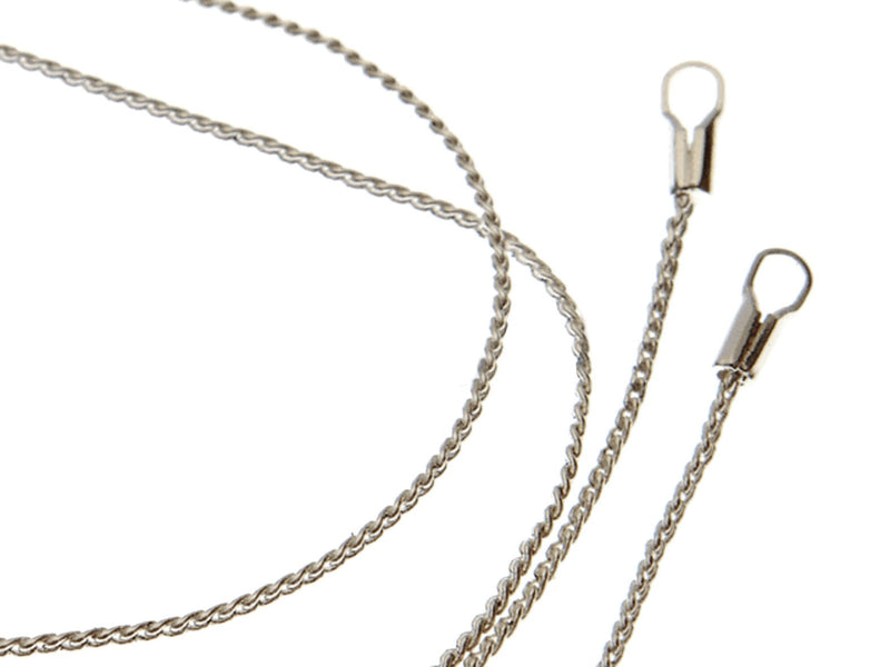 1 pc Chain with Clasp, 50cm (19.7inch), Silver Plated