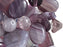 40 g Mix Beads Preciosa Ornela, Various Shapes, Lila, Czech Glass