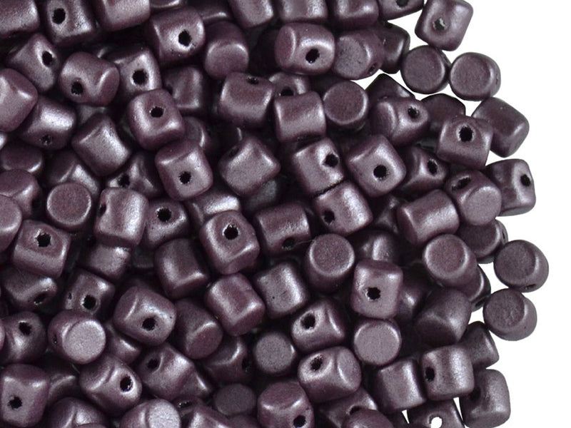 5 g Minos® Par Puca® Beads, 2.5x3mm, Metallic Mat Dark Plum, Czech Glass