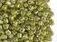 5 g Minos® Par Puca® Beads, 2.5x3mm, Alabaster Pastel Lime, Czech Glass