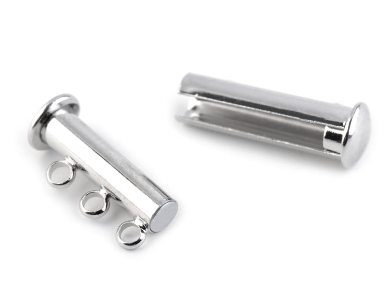 1 pc Jewelry Magnetic Clasp, 20mm, Platinum Plated