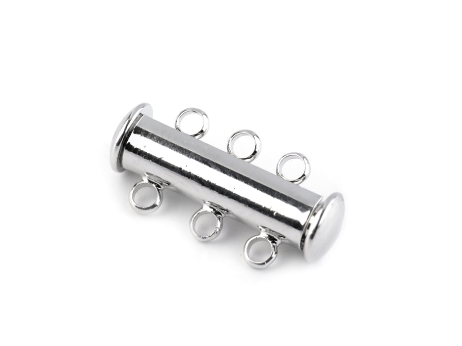 1 pc Jewelry Magnetic Clasp, 20mm, Platinum Plated