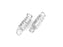 1 pc Barrel Screw Clasp, 10mm, Silver Plated
