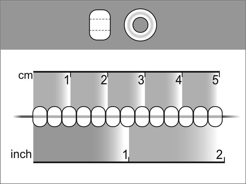 50 pcs Pony Pressed Beads, 2mm Hole, 5.5mm, Semi Apollo Brown, Czech Glass