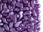 20 pcs 2-hole ZoliDuo® Right Pressed Beads, 5x8mm, Alabaster Pastel Lila Purple, Czech Glass