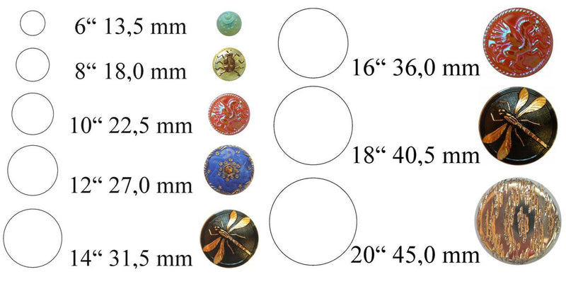 1 pc Czech Glass Cabochon Blue Purple Vitrail Gold Dragonfly (Smooth Reverse Side), Hand Painted, Size 8 (18mm)