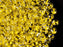 20 g 2-hole SuperDuo™ Seed Beads, 2.5x5mm, Crystal Yellow Lined, Czech Glass