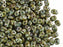 20 g 2-hole SuperDuo™ Seed Beads, 2.5x5mm, LightBlue Travertine Luster, Czech Glass