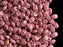 20 g 2-hole SuperDuo™ Seed Beads, 2.5x5mm, Chalk Red Luster, Czech Glass