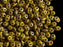 20 g 2-hole SuperDuo™ Seed Beads, 2.5x5mm, Lemon Picasso Luster, Czech Glass