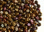 20 g 2-hole SuperDuo™ Seed Beads, 2.5x5mm, Crystal Orange Rainbow, Czech Glass