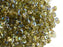 20 g 2-hole SuperDuo™ Seed Beads, 2.5x5mm, Black Diamond AB, Czech Glass