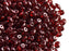20 g 2-hole SuperDuo™ Seed Beads, 2.5x5mm, Ruby Vega, Czech Glass