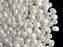 20 g 2-hole SuperDuo™ Seed Beads, 2.5x5mm, Pastel White, Czech Glass