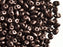 20 g 2-hole SuperDuo™ Seed Beads, 2.5x5mm, Pastel Dark Brown / Bronze, Czech Glass