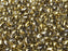 60 pcs Teardrop Small Glass Beads, 4x6mm, Crystal Amber, Czech Glass