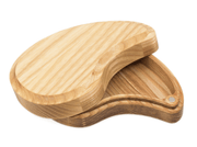 Ash tree wooden box for jewelry and  craft supplies storage. Prefect gift wrap
